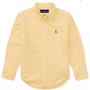 Polo Ralph Lauren Toddler and Little Boys Cotton Oxford Shirt 
Color - Yellow